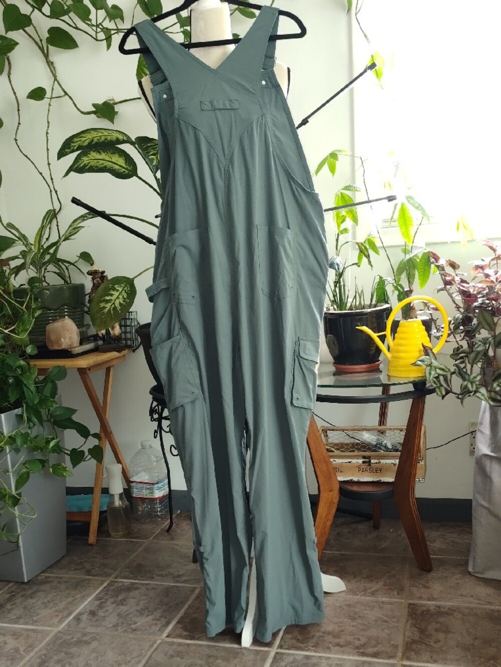 Duluth Trading Co. Sage Green Utility Overalls - Picture 6 of 9